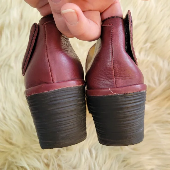 Fly London Yasi Mary Jane Shoes in Burgundy 39 - Picture 6 of 9